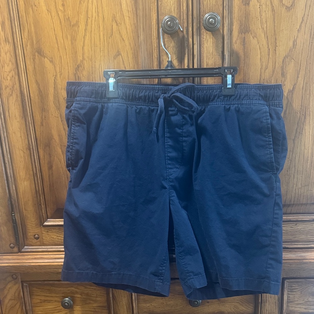 Banana Republic Dark Blue Men's Flat Front Shorts